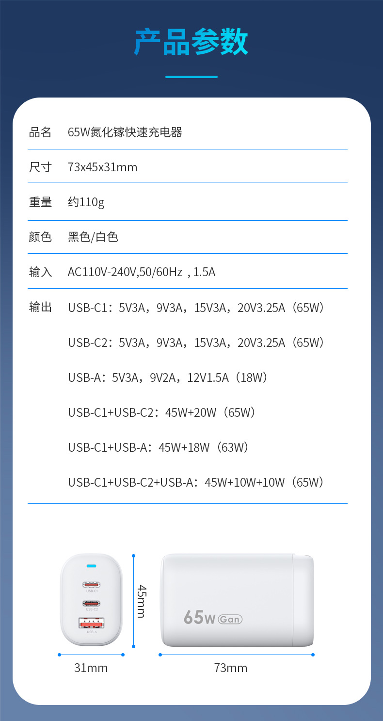 #多設(shè)備協(xié)議# 顧佰特65W氮化鎵充電器.jpg #多設(shè)備協(xié)議# 顧佰特65W氮化鎵充電器.jpg